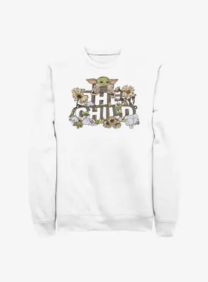 Star Wars The Mandalorian Vintage Flower Child Sweatshirt