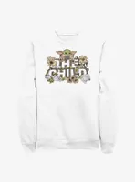 Star Wars The Mandalorian Vintage Flower Child Sweatshirt