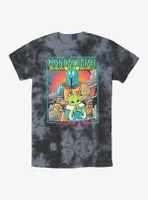 Star Wars The Mandalorian Wherever I Go He Goes Tie-Dye T-Shirt