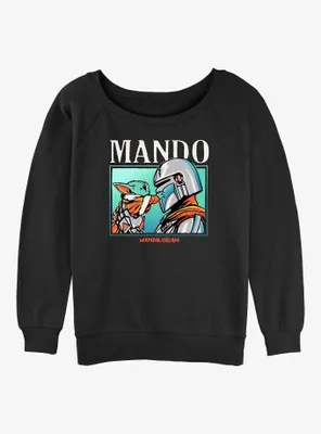 Star Wars The Mandalorian Found You Womens Slouchy Sweatshirt