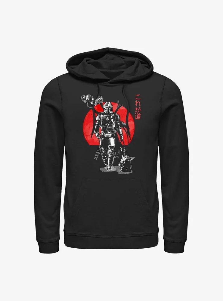 Star Wars The Mandalorian Sumi Ink Red Sun Hoodie