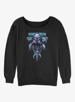 Star Wars The Mandalorian Beskar Triangle Womens Slouchy Sweatshirt