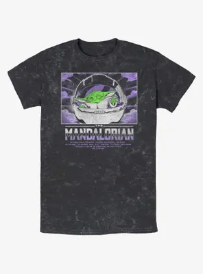 Star Wars The Mandalorian Child Light Mineral Wash T-Shirt