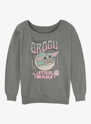 Star Wars The Mandalorian This Is Way Grogu Womens Slouchy Sweatshirt
