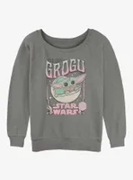 Star Wars The Mandalorian This Is Way Grogu Womens Slouchy Sweatshirt