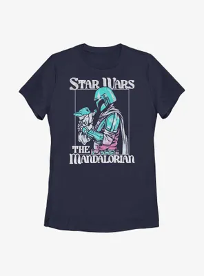Star Wars The Mandalorian Soft Pop Mando Womens T-Shirt