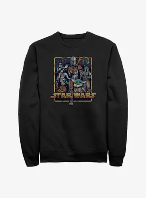 Star Wars The Mandalorian Retro Sweatshirt