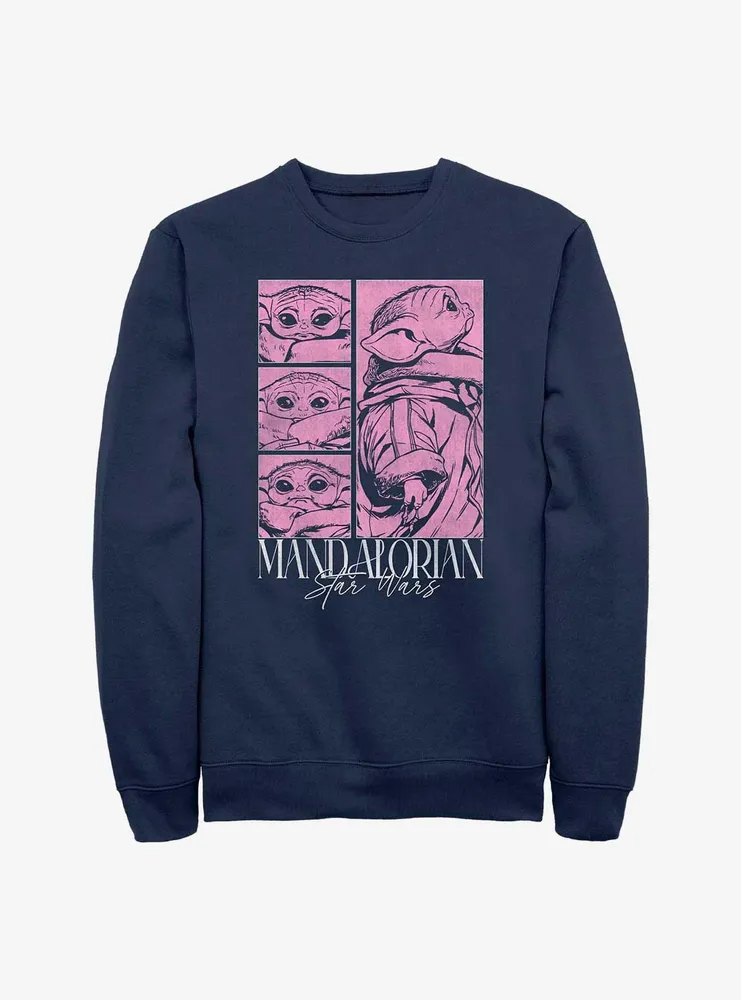 Star Wars The Mandalorian Grogu Poster Sweatshirt