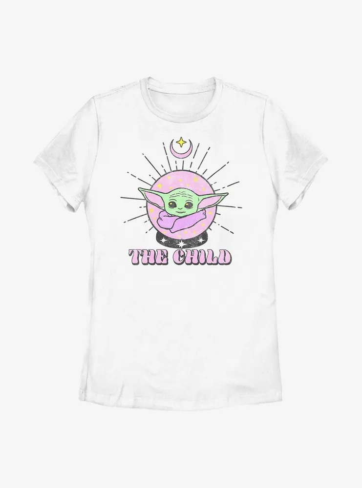 Star Wars The Mandalorian Child Orb Womens T-Shirt