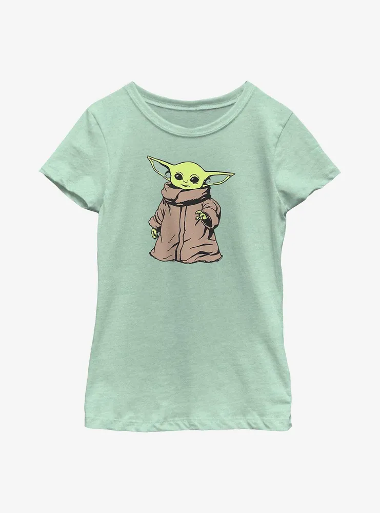 Star Wars The Mandalorian Grogu Force Youth Girls T-Shirt