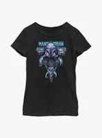 Star Wars The Mandalorian Beskar Triangle Youth Girls T-Shirt