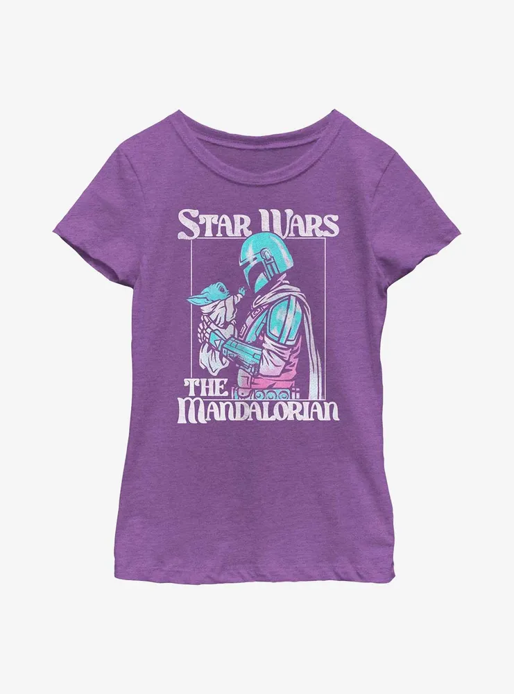 Star Wars The Mandalorian Soft Pop Mando Youth Girls T-Shirt