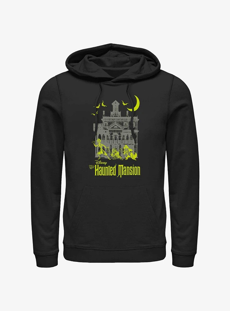 Disney Haunted Mansion Moon Night Hitchhike Hoodie