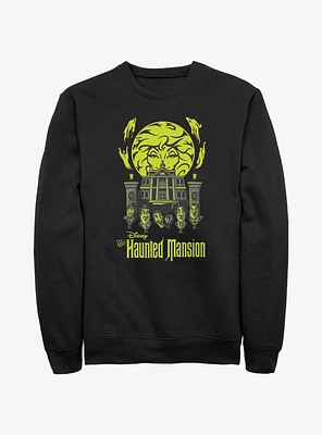 Disney Haunted Mansion Leota Toombs Crystal Ball Talking Heads Sweatshirt