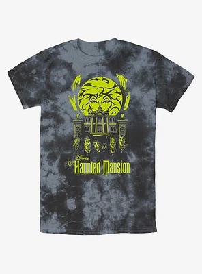 Disney Haunted Mansion Leota Toombs Crystal Ball Talking Heads Tie-Dye T-Shirt