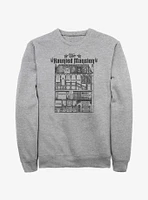 Disney Haunted Mansion Blueprint Sweatshirt