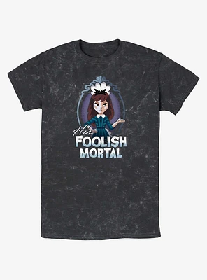 Disney Haunted Mansion His Foolish Mortal Mineral Wash T-Shirt