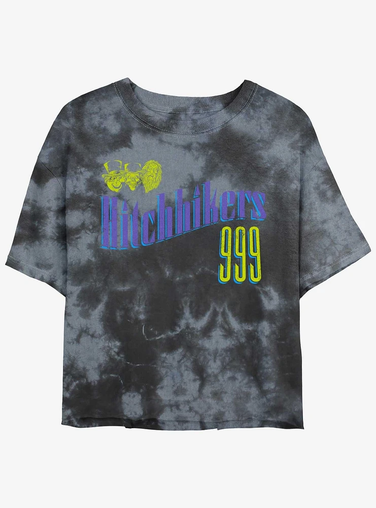 Disney Haunted Mansion Hitchhikers Club Tie-Dye Girls Crop T-Shirt