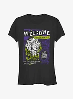 Disney Haunted Mansion Leota Toombs Welcome Poster Girls T-Shirt