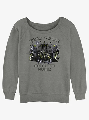 Disney Haunted Mansion Home Sweet Girls Slouchy Sweatshirt