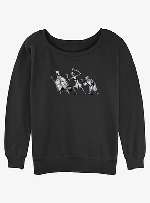 Disney Haunted Mansion Hitchhiking Ghosts Girls Slouchy Sweatshirt