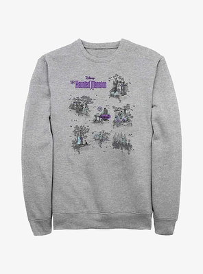 Disney Haunted Mansion Map Sweatshirt