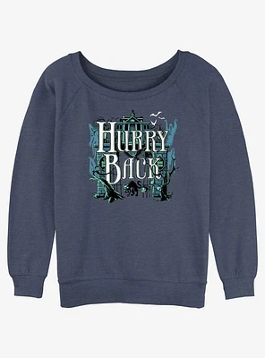 Disney Haunted Mansion Hurry Back Girls Slouchy Sweatshirt