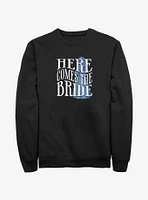 Disney Haunted Mansion Here Comes The Ghost Bride Sweatshirt