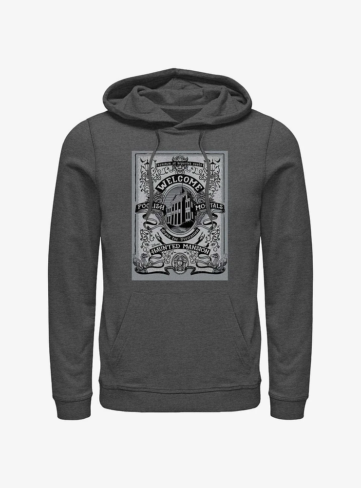 Disney Haunted Mansion Welcome Foolish Mortals Poster Hoodie