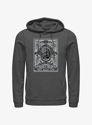 Disney Haunted Mansion Welcome Foolish Mortals Poster Hoodie