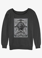 Disney Haunted Mansion Welcome Foolish Mortals Poster Girls Slouchy Sweatshirt