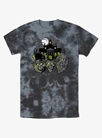 Disney Haunted Mansion Hitchhiking Ghosts Heads Tie-Dye T-Shirt