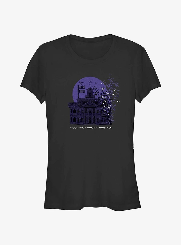 Disney Haunted Mansion Welcome Foolish Mortals Girls T-Shirt