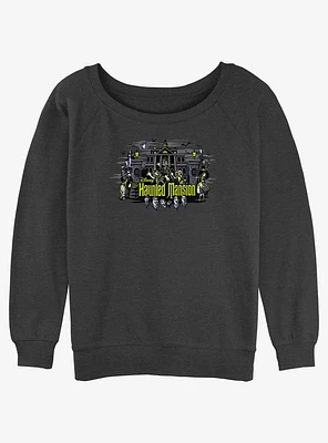 Disney Haunted Mansion Residents Girls Slouchy Sweatshirt