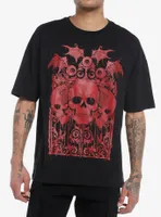 Social Collision® Skulls & Winged Eyeballs T-Shirt