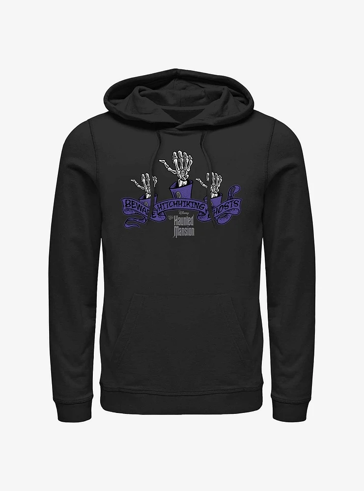 Disney Haunted Mansion Beware Hitchhiking Ghosts Hoodie