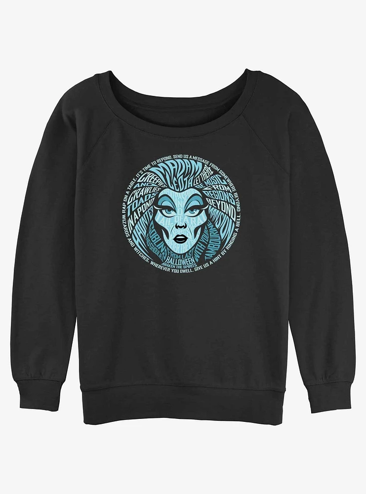 Disney Haunted Mansion Madam Leota Girls Slouchy Sweatshirt