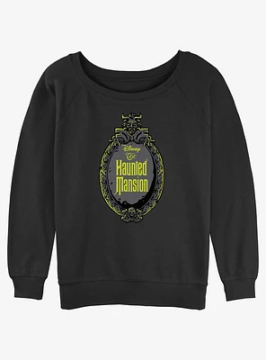 Disney Haunted Mansion Mirror Girls Slouchy Sweatshirt