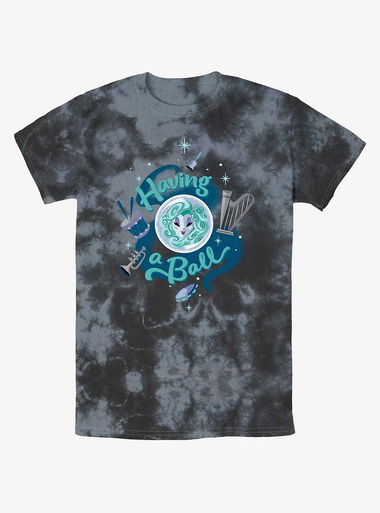 Disney Haunted Mansion Madam Leota Having A Ball Tie-Dye T-Shirt