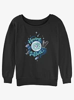 Disney Haunted Mansion Madam Leota Having A Ball Girls Slouchy Sweatshirt