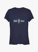 Disney Haunted Mansion Master Gracey Skeleton Portrait Girls T-Shirt