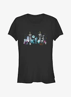 Disney Haunted Mansion Entrance Lineup Girls T-Shirt