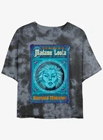 Disney Haunted Mansion Madame Leota Poster Tie-Dye Girls Crop T-Shirt