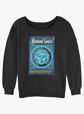 Disney Haunted Mansion Madame Leota Poster Girls Slouchy Sweatshirt