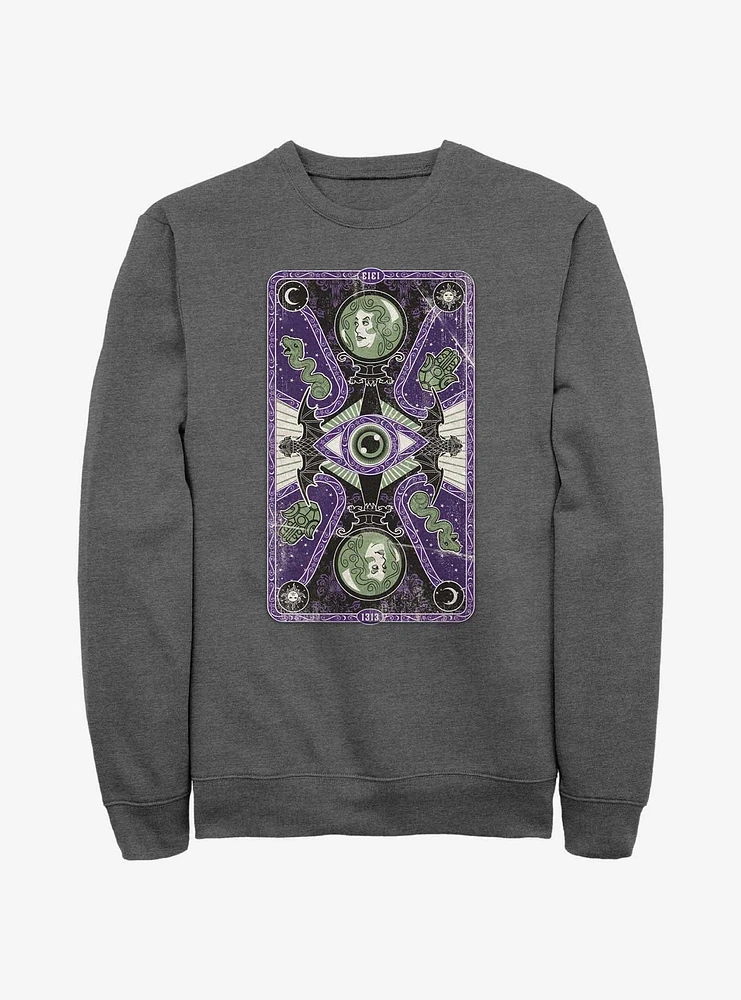 Disney Haunted Mansion Madam Leota Tarot Card Sweatshirt