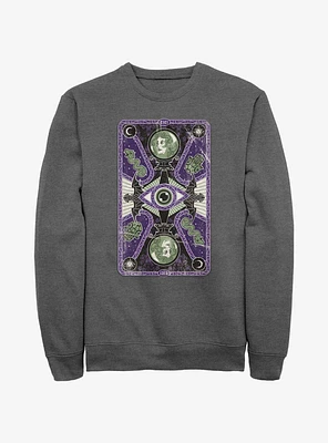 Disney Haunted Mansion Madam Leota Tarot Card Sweatshirt