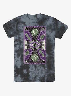 Disney Haunted Mansion Madam Leota Tarot Card Tie-Dye T-Shirt