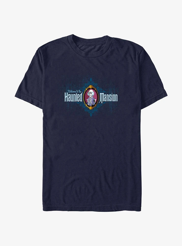 Disney Haunted Mansion Master Gracey Skeleton Portrait T-Shirt