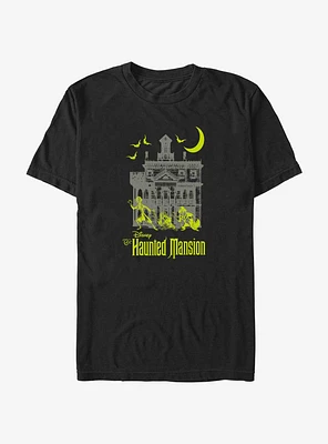 Disney Haunted Mansion Moon Night Hitchhike T-Shirt