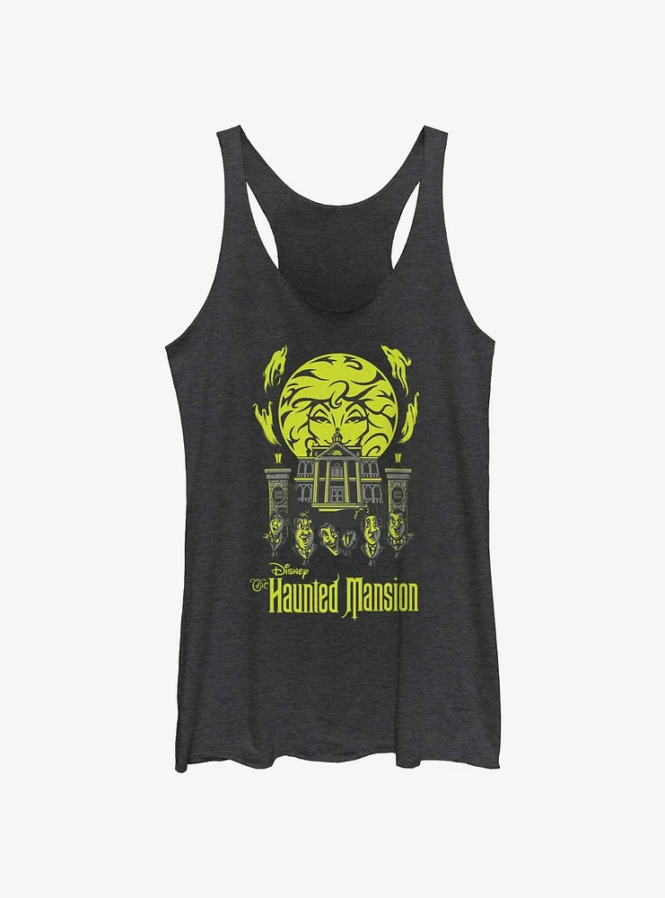 Disney Haunted Mansion Leota Toombs Crystal Ball Talking Heads Girls Tank